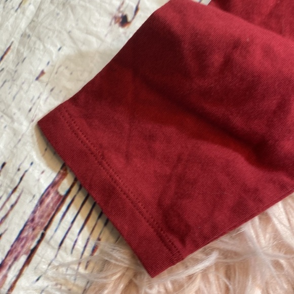 NWT N:Philanthropy Oxblood Cut Out Long Sleeve Tee sz M - Picture 6 of 11